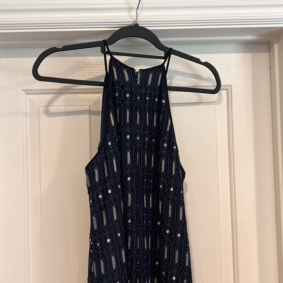 LOFT Metallic Geometric Shift Dress - Picture 4 of 8